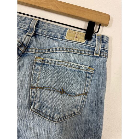 Vintage Buckle Liberty Regular Flare Jeans Women’s 28x31.5 Light Wash Y2K Denim - Picture 6 of 7